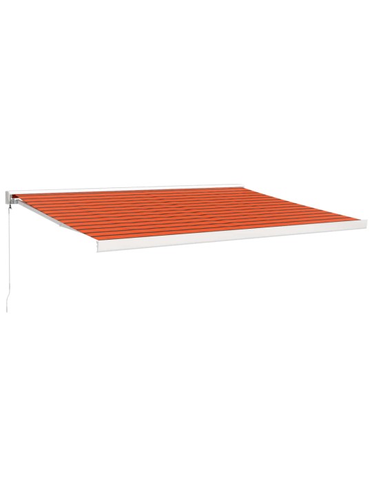 Ištraukiama markizė, oranžinė/ruda, 4x3m, audinys ir aliuminis