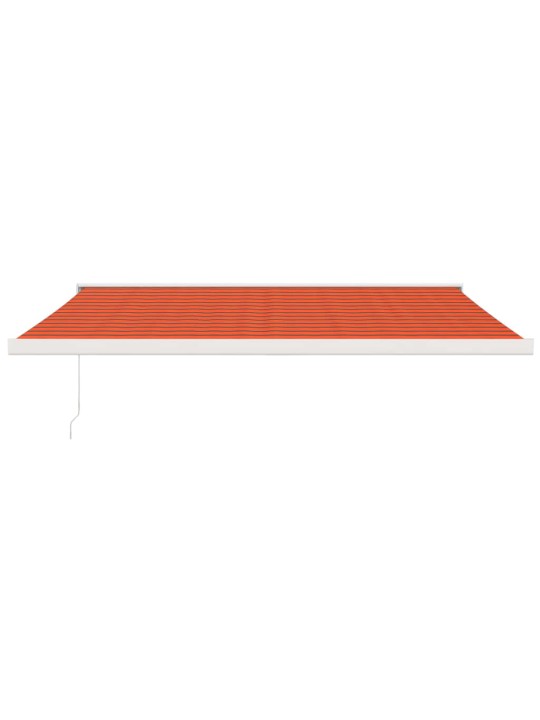 Ištraukiama markizė, oranžinė/ruda, 4x3m, audinys ir aliuminis