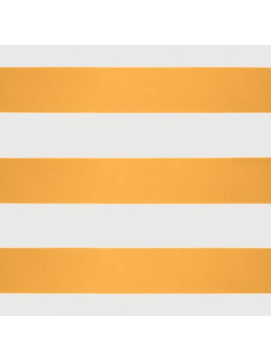 Ištraukiama markizė, geltona/balta, 3,5x2,5m, audinys/aliuminis