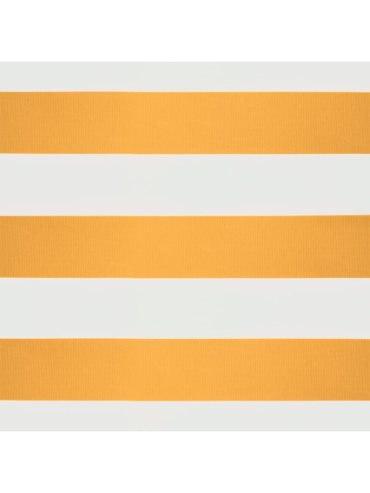 Ištraukiama markizė, geltona/balta, 4,5x3m, audinys/aliuminis