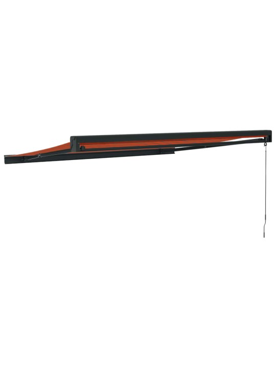 Ištraukiama markizė, oranžinė/ruda, 3x2,5m, audinys/aliuminis