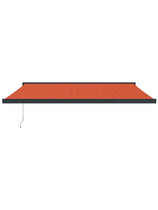 Ištraukiama markizė, oranžinė/ruda, 4x3m, audinys ir aliuminis