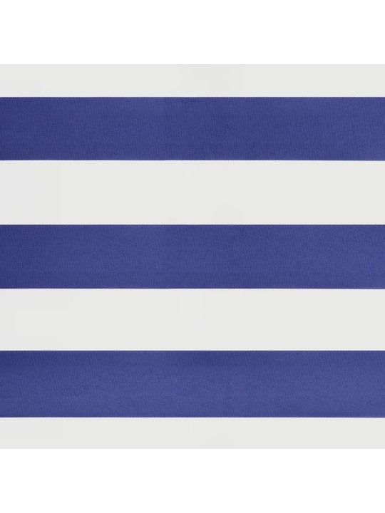 Ištraukiama markizė, mėlyna/balta, 3,5x2,5m, audinys/aliuminis