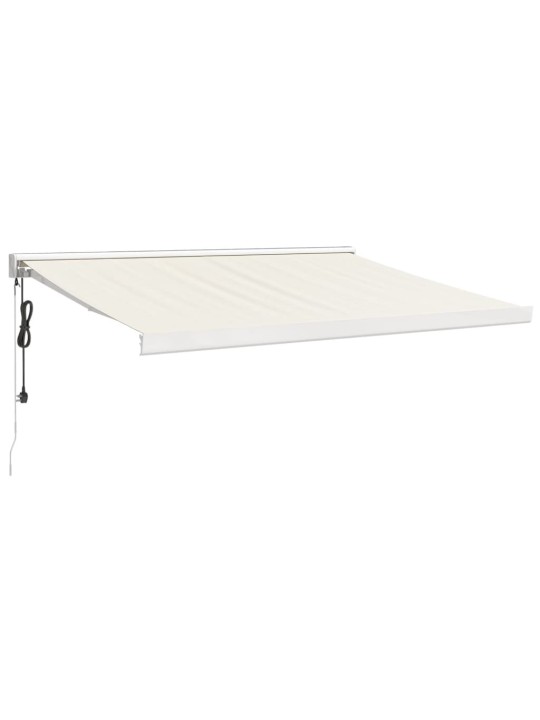 Ištraukiama markizė, kreminė, 3x2,5m, audinys ir aliuminis
