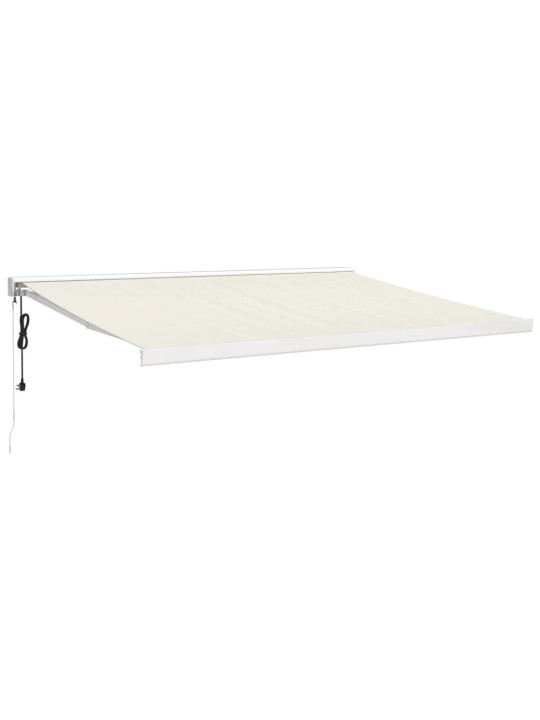 Ištraukiama markizė, kreminė, 4x3m, audinys ir aliuminis