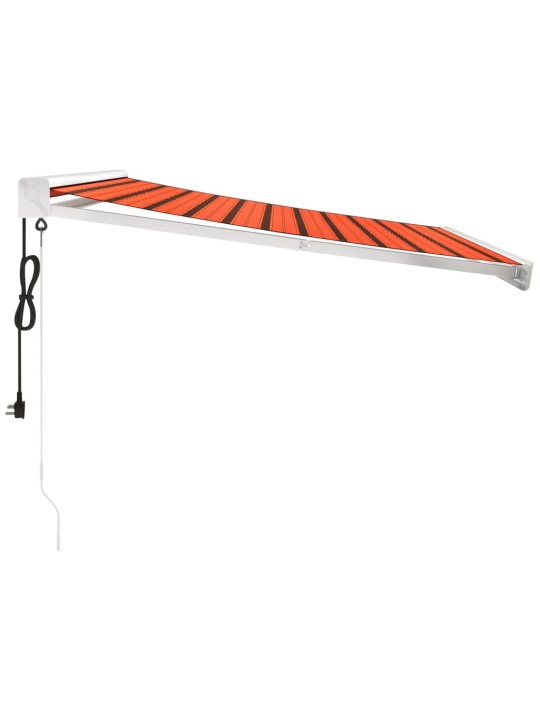 Ištraukiama markizė, oranžinė/ruda, 3x2,5m, audinys/aliuminis