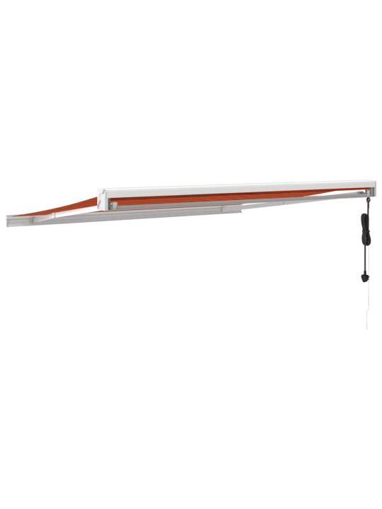 Ištraukiama markizė, oranžinė/ruda, 3x2,5m, audinys/aliuminis