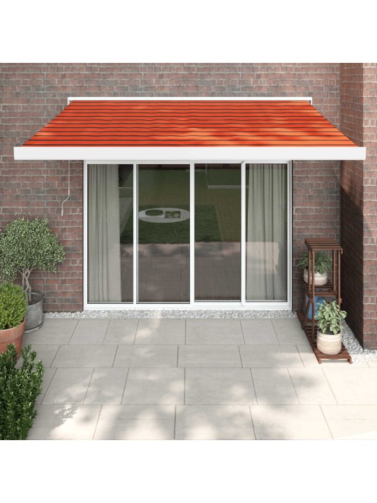 Ištraukiama markizė, oranžinė/ruda, 3x2,5m, audinys/aliuminis