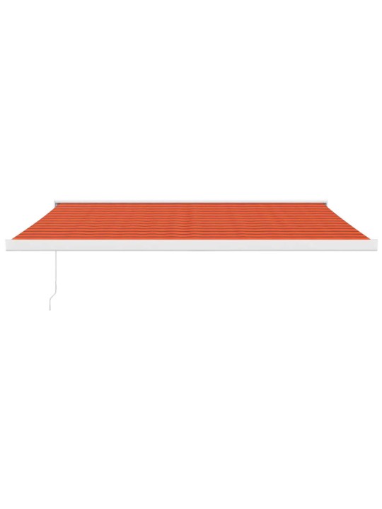 Ištraukiama markizė, oranžinė/ruda, 4x3m, audinys ir aliuminis