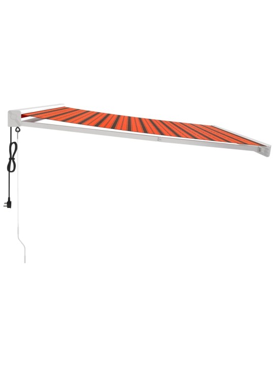 Ištraukiama markizė, oranžinė/ruda, 4x3m, audinys ir aliuminis