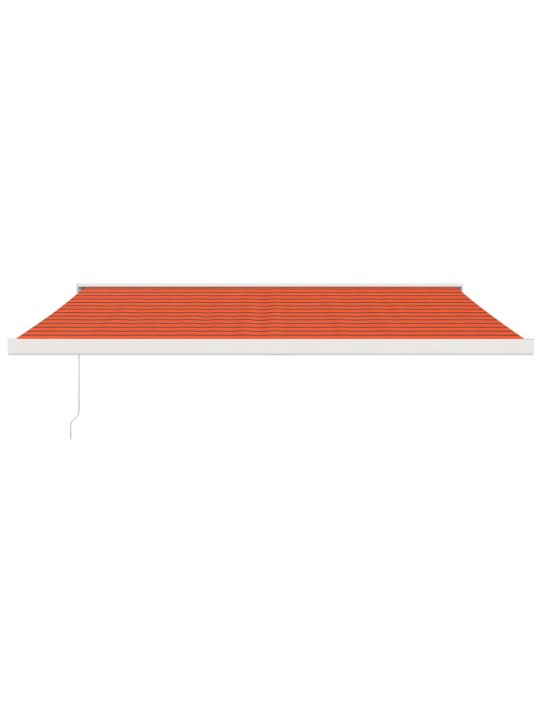 Ištraukiama markizė, oranžinė/ruda, 4,5x3m, audinys/aliuminis