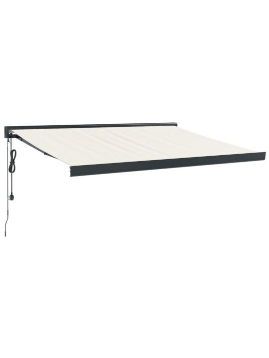 Ištraukiama markizė, kreminė, 3x2,5m, audinys ir aliuminis