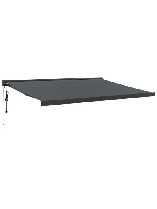 Ištraukiama markizė, antracito, 4x3m, audinys ir aliuminis