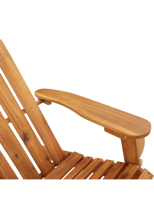 Sodo adirondack komplektas, 2 dalių, akacijos medienos masyvas