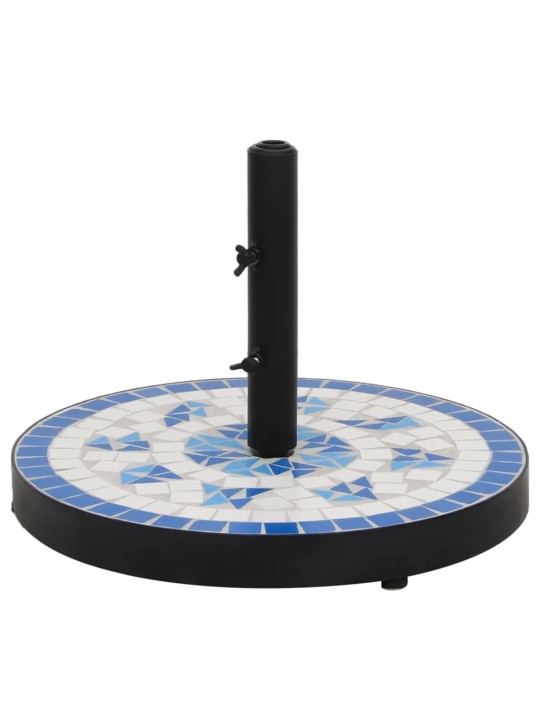 Skėčio stovas, mėlynos ir baltos spalvos, apskritas, 12kg
