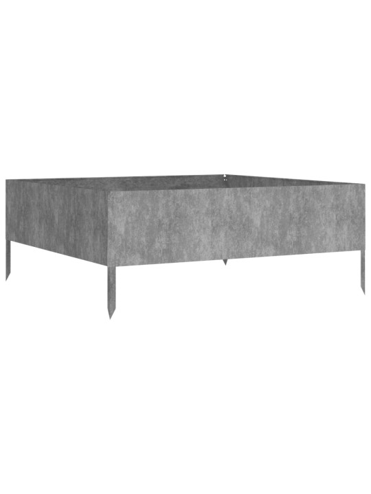 Aukštas sodo lovelis, 100x100x41cm, Corten plienas