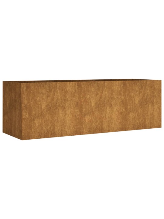 Aukštas sodo lovelis, 120x40x40cm, Corten plienas
