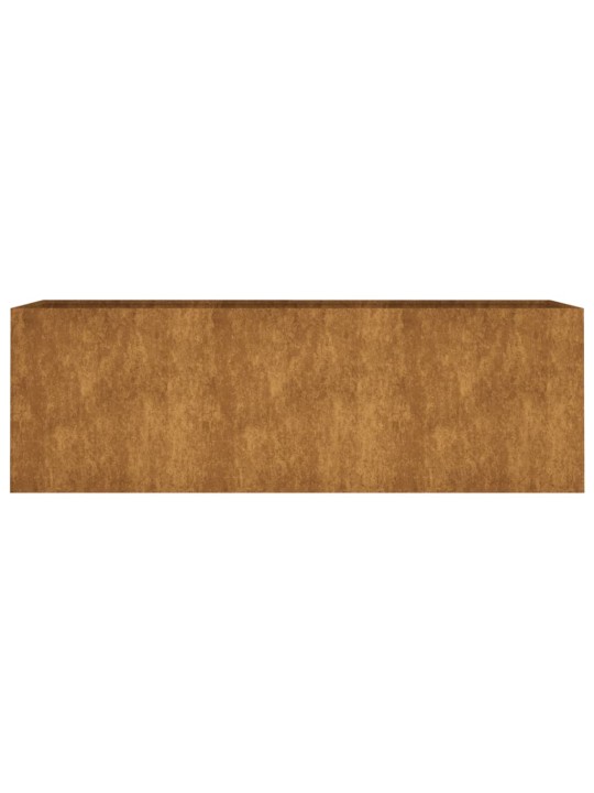 Aukštas sodo lovelis, 120x40x40cm, Corten plienas