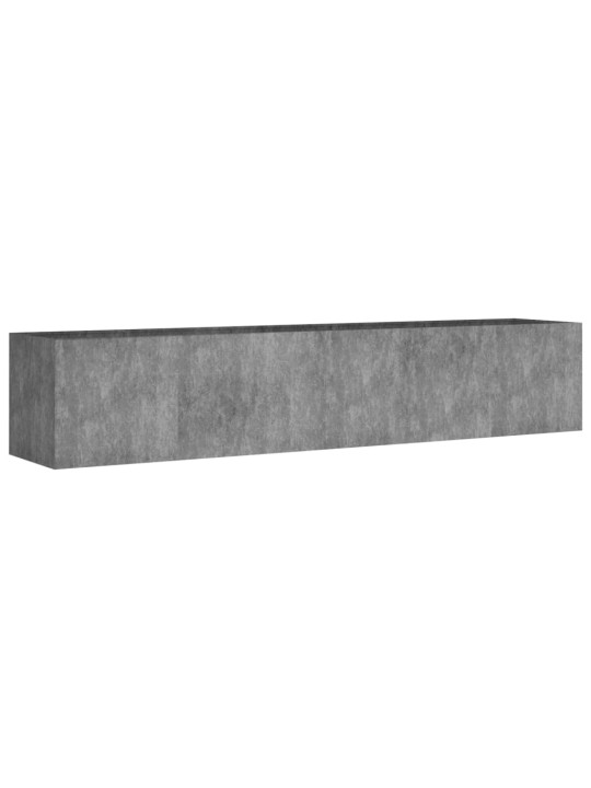 Aukštas sodo lovelis, 200x40x40cm, Corten plienas