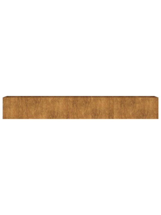 Aukštas sodo lovelis, 280x40x40cm, Corten plienas