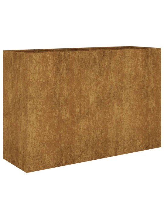 Aukštas sodo lovelis, 120x40x80cm, Corten plienas