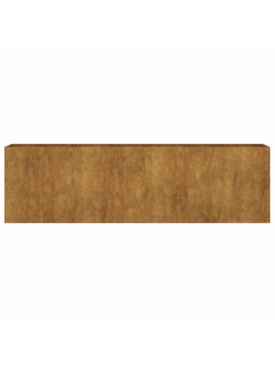 Aukštas sodo lovelis, 280x40x80cm, Corten plienas