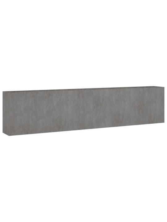 Aukštas sodo lovelis, 360x40x80cm, Corten plienas