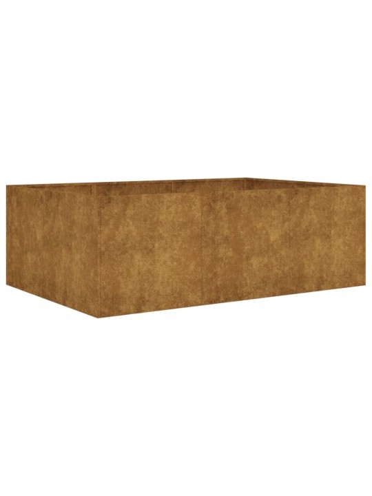 Aukštas sodo lovelis, 120x80x40cm, Corten plienas