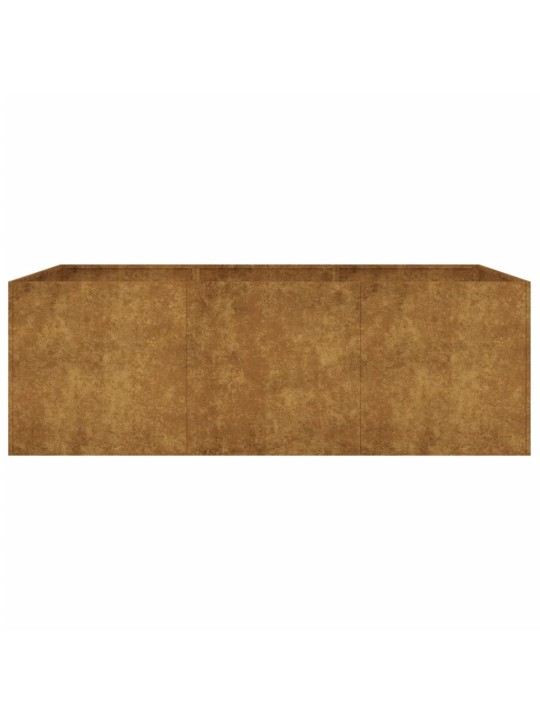 Aukštas sodo lovelis, 120x80x40cm, Corten plienas