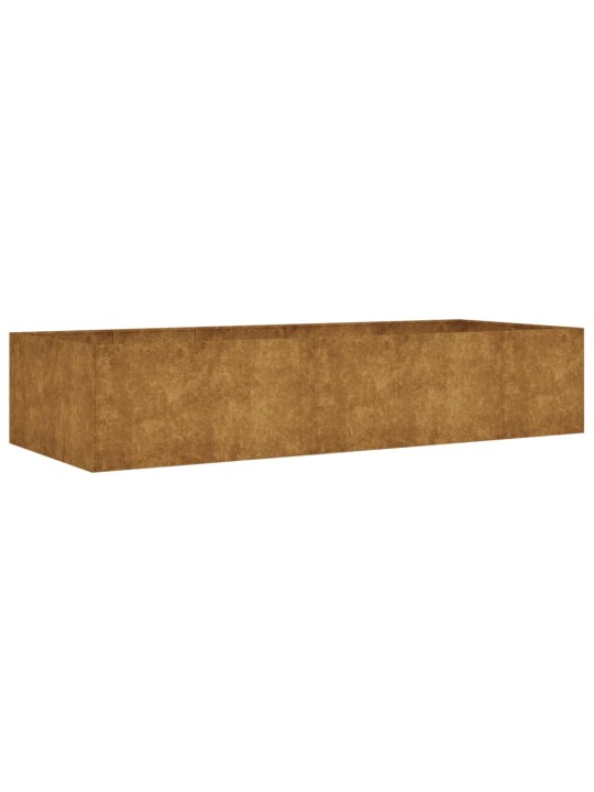 Aukštas sodo lovelis, 200x80x40cm, Corten plienas