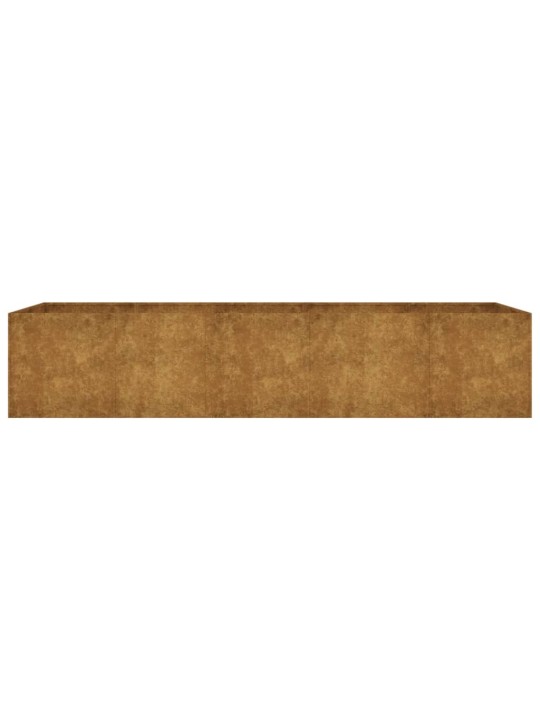 Aukštas sodo lovelis, 200x80x40cm, Corten plienas