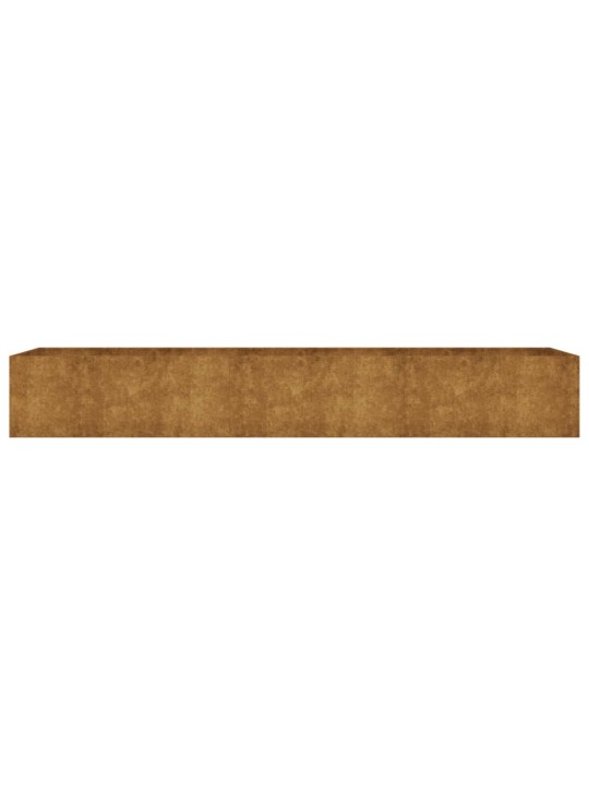 Aukštas sodo lovelis, 280x80x40cm, Corten plienas