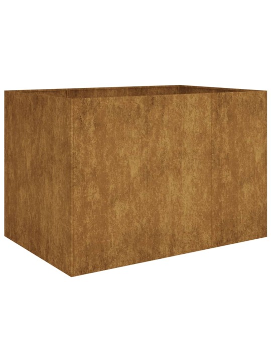 Aukštas sodo lovelis, 120x80x80cm, Corten plienas