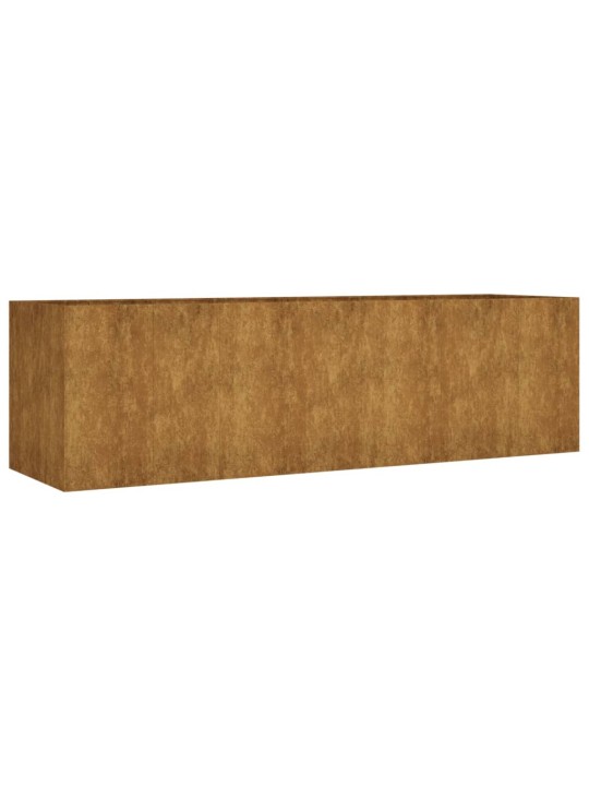 Aukštas sodo lovelis, 280x80x80cm, Corten plienas
