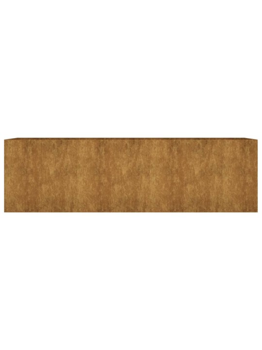 Aukštas sodo lovelis, 280x80x80cm, Corten plienas