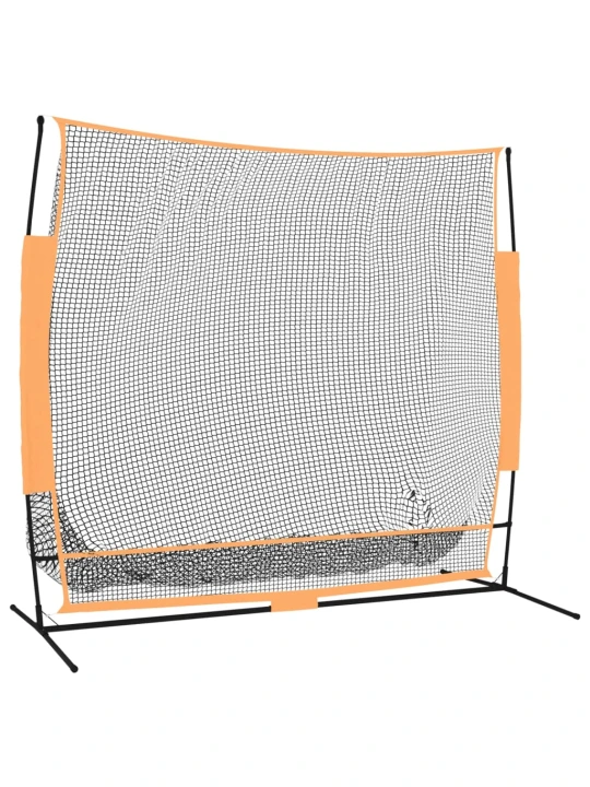 Golfo tinklas, juodas/oranžinis, 215x107x216cm, poliesteris