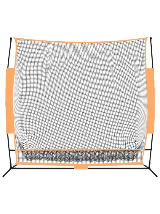 Golfo tinklas, juodas/oranžinis, 215x107x216cm, poliesteris