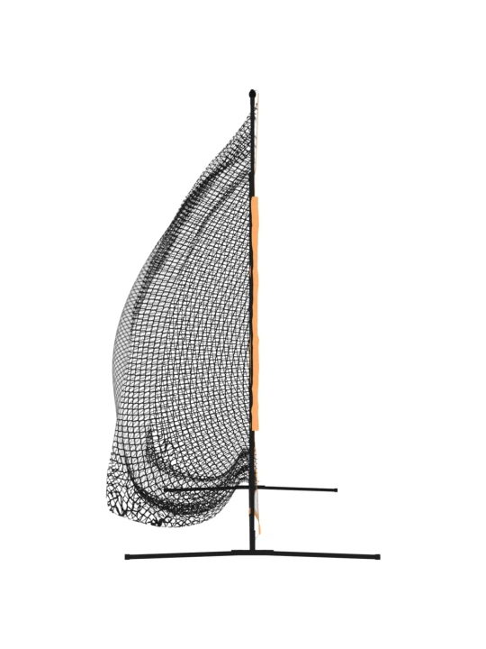 Golfo tinklas, juodas/oranžinis, 215x107x216cm, poliesteris