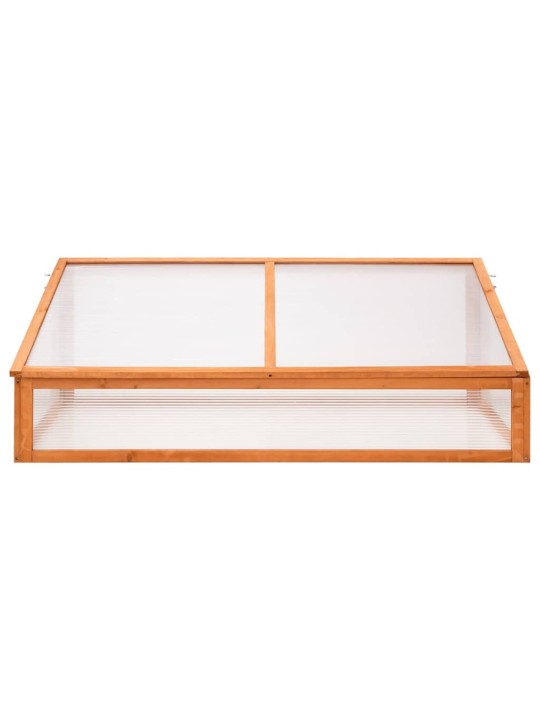 Šiltnamis, oranžinės spalvos, 110x58,5x39cm, eglės mediena
