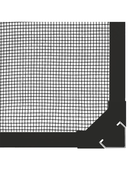 Magnetinis tinklelis nuo vabzdžių langams, antracito, 80x140cm