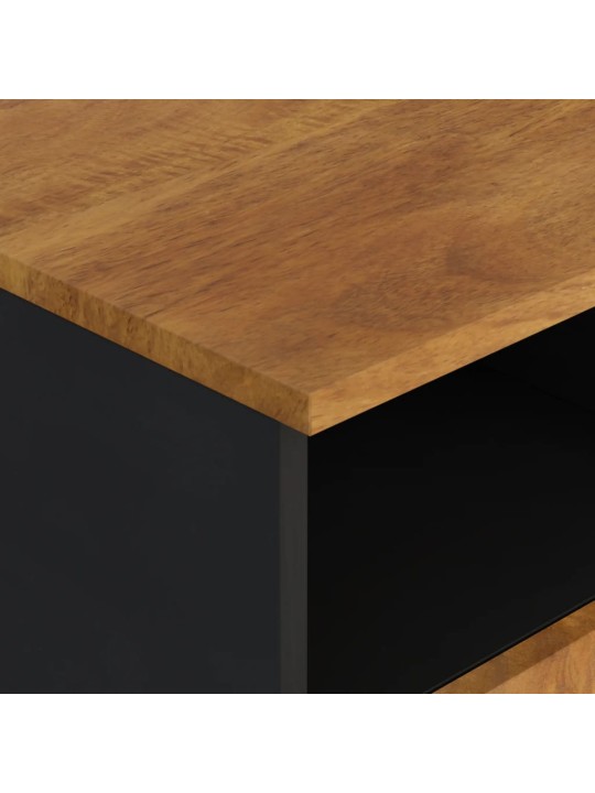Televizoriaus spintelė, 100x33x46cm, mango/apdirbta mediena
