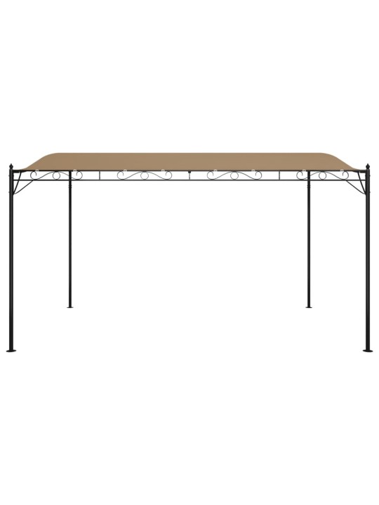 Stoginė, taupe spalvos, 4x3m, audinys ir plienas, 180g/m²