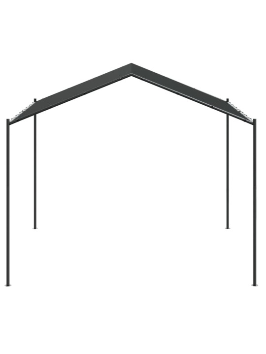 Tentinė palapinė, antracito spalvos, 3x3m, plienas ir audinys