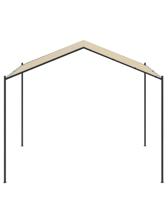 Tentinė palapinė, smėlio spalvos, 3x3m, plienas ir audinys