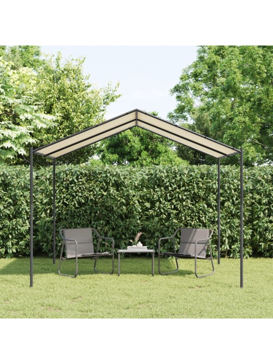 Tentinė palapinė, smėlio spalvos, 3x3m, plienas ir audinys