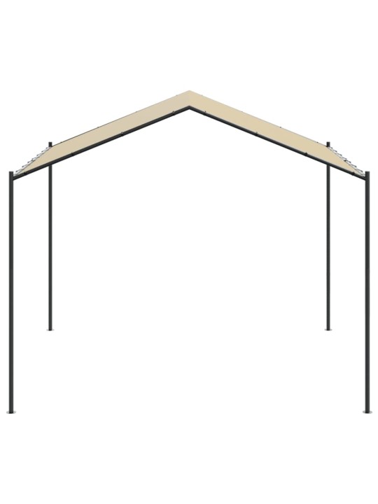 Tentinė palapinė, smėlio spalvos, 4x3m, plienas ir audinys