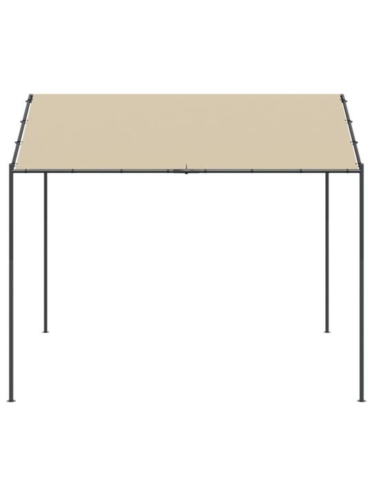 Tentinė palapinė, smėlio spalvos, 4x3m, plienas ir audinys
