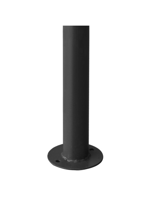 Pavėsinė, antracito spalvos, 4x4m, audinys ir plienas, 180g/m²