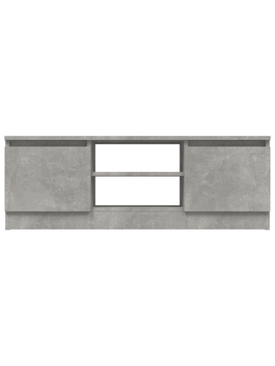 Televizoriaus spintelė su durelėmis, betono pilka, 102x30x36cm