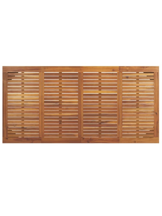 Sodo stalas su segtuko formos kojomis, 180x90x75cm, akacija